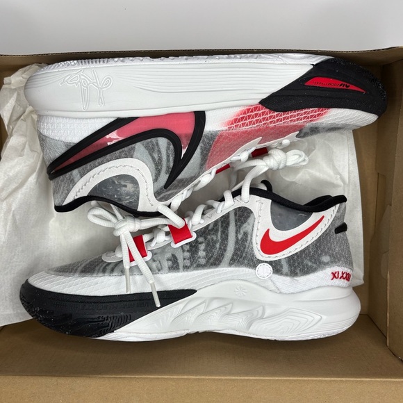 Kyrie 8 White University Red - Picture 7 of 7